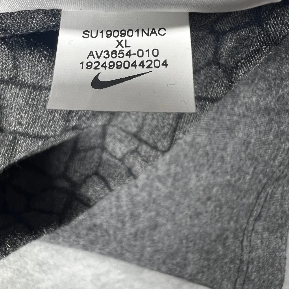 Nike Womens Dri-FIT Sleeveless Golf Polo Shirt Grey Cracked Print XL AV3654-010